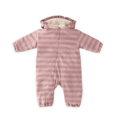 Pehr-Sherpa Lined Storm Splash Suit with Ruffles-Thistle Stripe-1