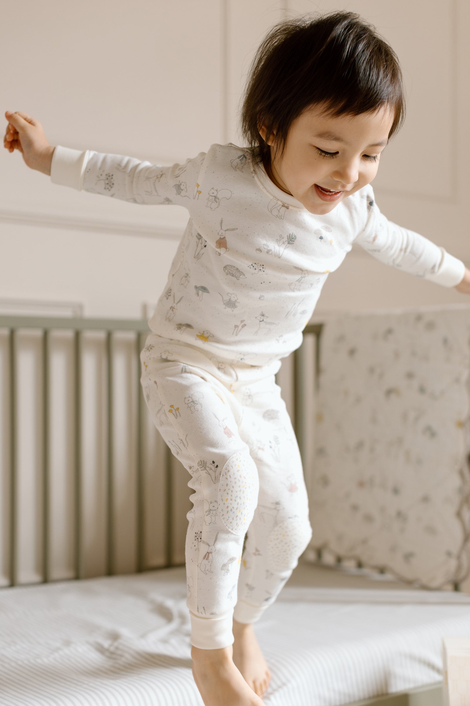Pehr-Ribbed Toddler Pajama-Magical Forest-3