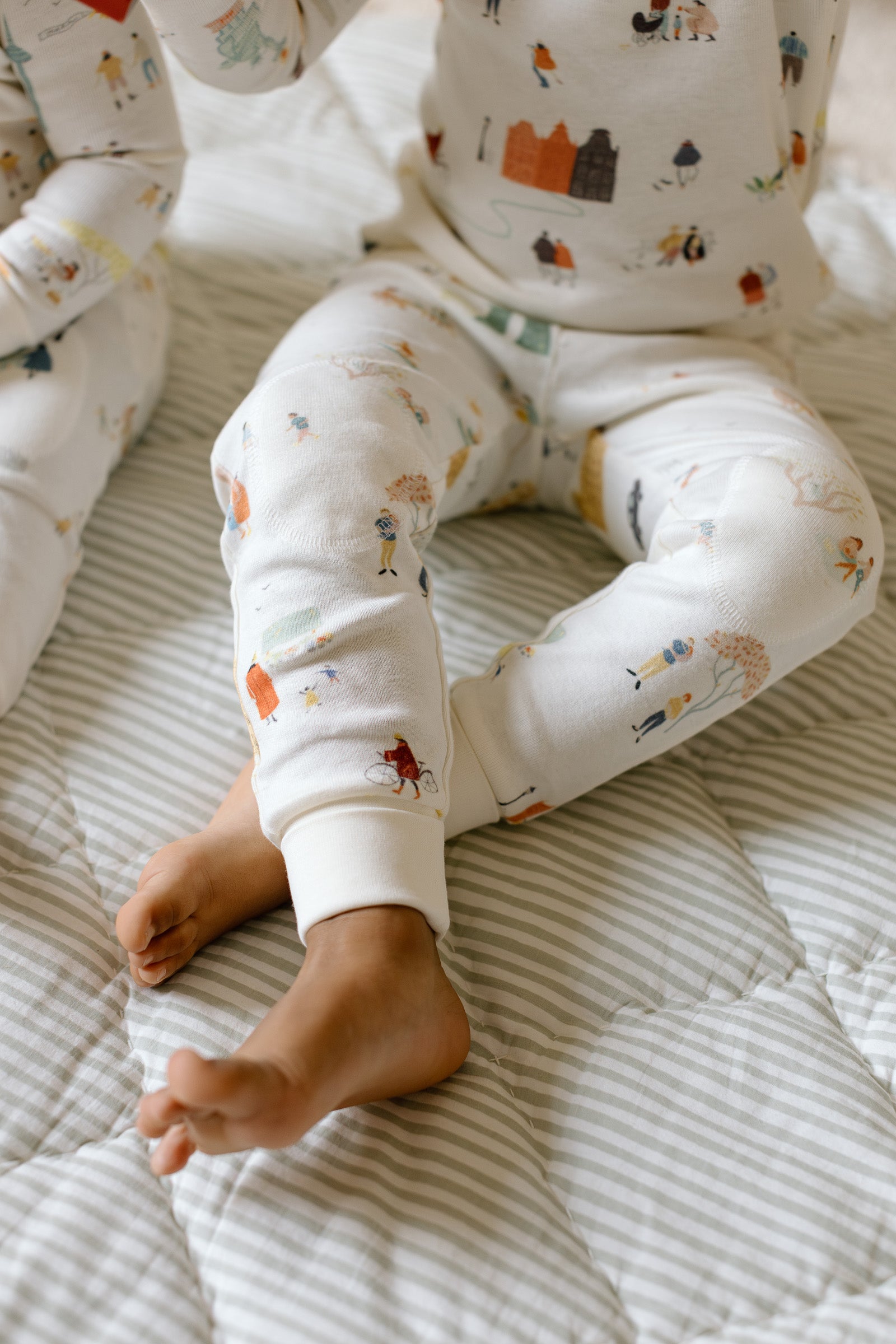 Pehr-Ribbed Toddler Pajama-Explore the World-3