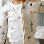 Pehr-Ribbed Baby Footless Sleeper-Explore the World-3