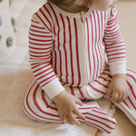 Pehr-Ribbed Baby Sleeper-Stripes Away Berry-3