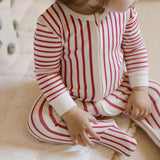 Pehr-Ribbed Baby Sleeper-Stripes Away Berry-3