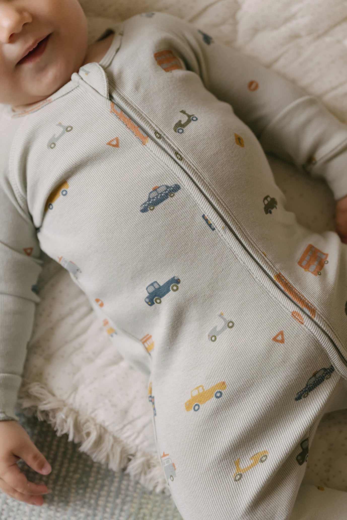 Pehr-Ribbed Baby Sleeper-Rush Hour Mist-2