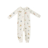 Pehr-Ribbed Baby Footless Sleeper-Zodiac-1