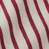 Pehr-Ribbed Baby Footless Sleeper-Stripes Away Berry-2