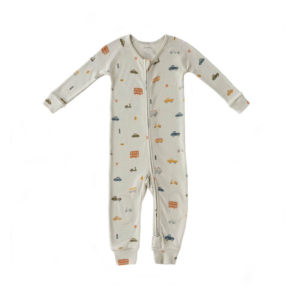 Ribbed Baby Footless Sleeper Sleep Pehr Canada Rush Hour Mist 12 - 18 mos. 