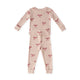 Ribbed Toddler Pajama Sleep Pehr Canada With a Bow 18 - 24 mos. 