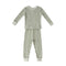 Ribbed Toddler Pajama Sleep Pehr Canada Stripes Away Evergreen 18 - 24 mos. 