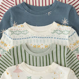 pehr-ribbed toddler pajama-Stripes Away Evergreen-8