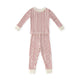 Ribbed Kids Pajama Sleep Pehr Canada Stripes Away Berry 6 - 7 T 