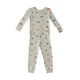 Ribbed Toddler Pajama Sleep Pehr Canada Rush Hour Mist 18 - 24 mos. 