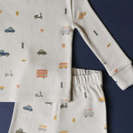 Pehr-Ribbed Toddler Pajama-Rush Hour Mist-5