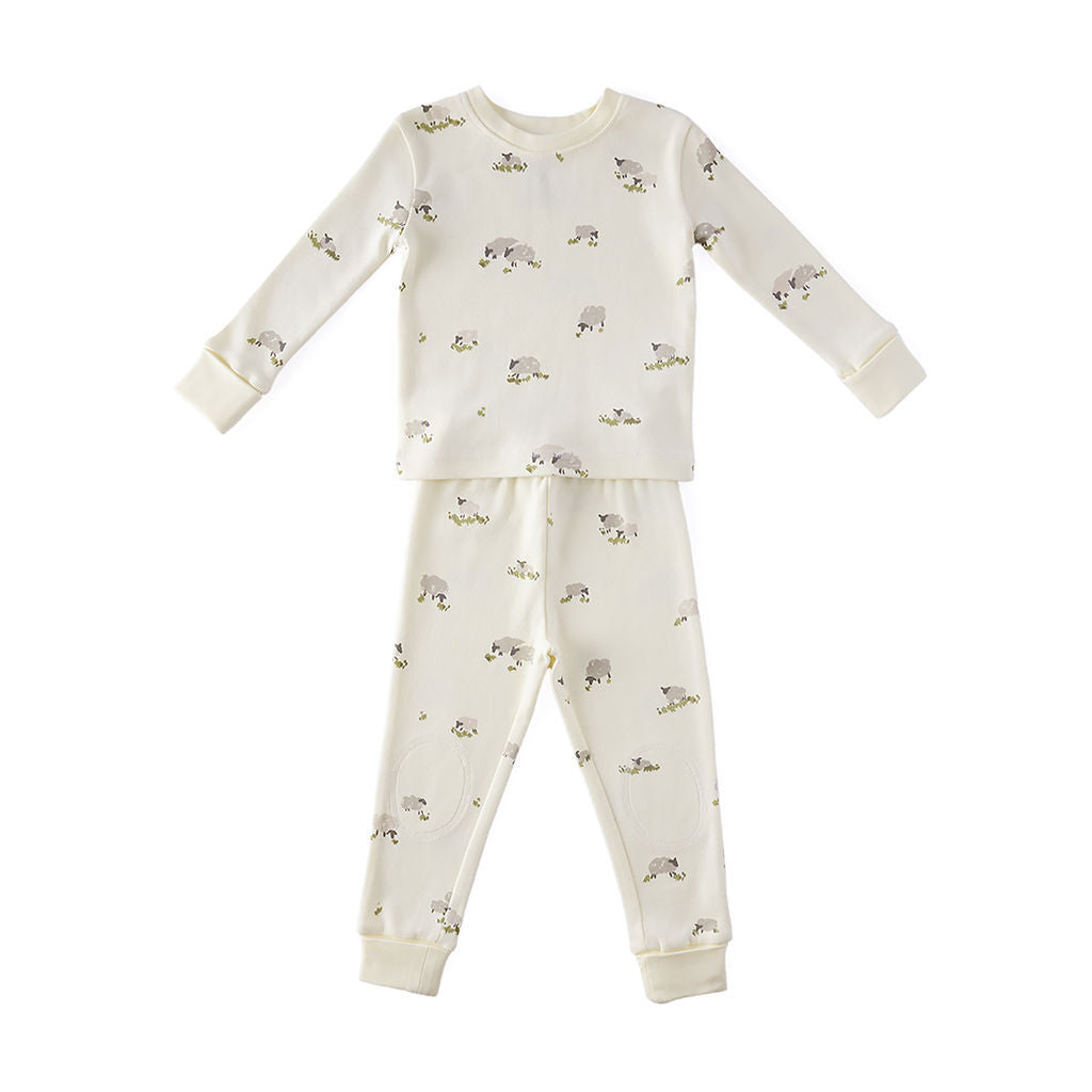 Ribbed Toddler Pajama Sleep Pehr Canada Baa Baa Sheep 18 - 24 mos. 