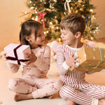 pehr-ribbed kids pajama-Stripes Away Berry-4