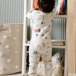 Pehr-Ribbed Baby Footless Sleeper-Explore the World-4