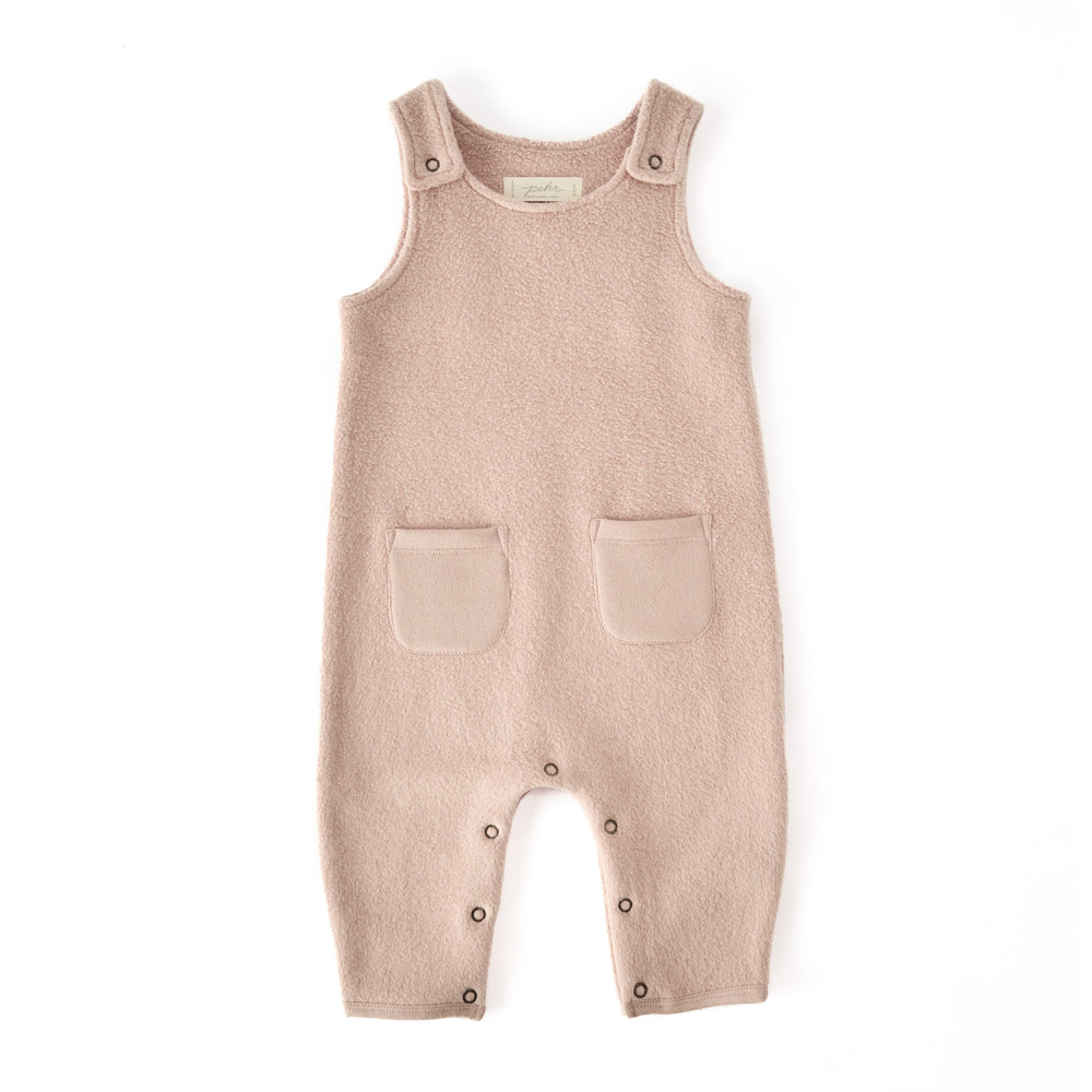 Teddy Fleece Overall Overall Pehr Canada Rose Pink 0 - 3 mos. 