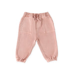 Vintage Twill Utility Jogger - Peony