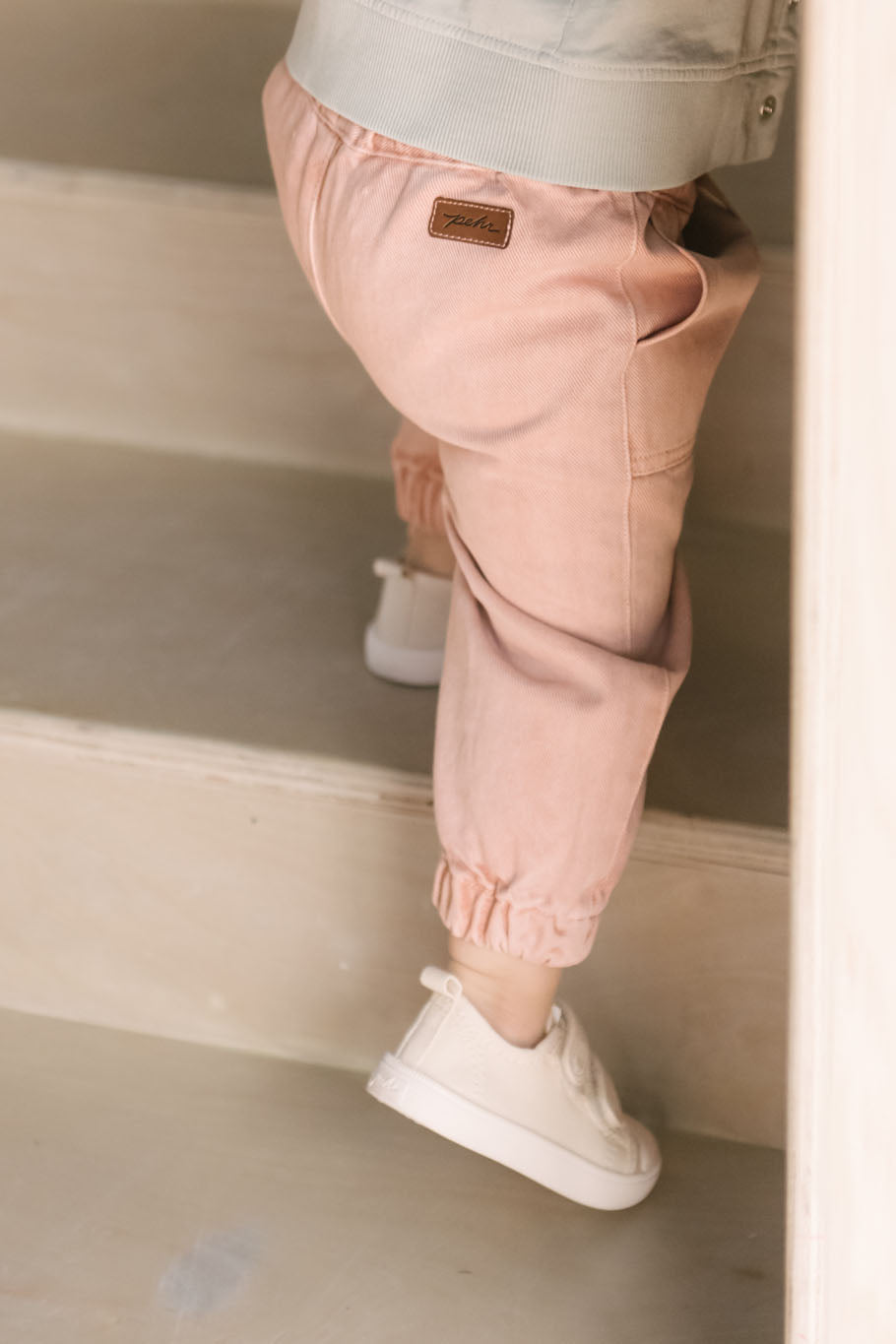 Pehr-Vintage Twill Utility Jogger-Peony-2