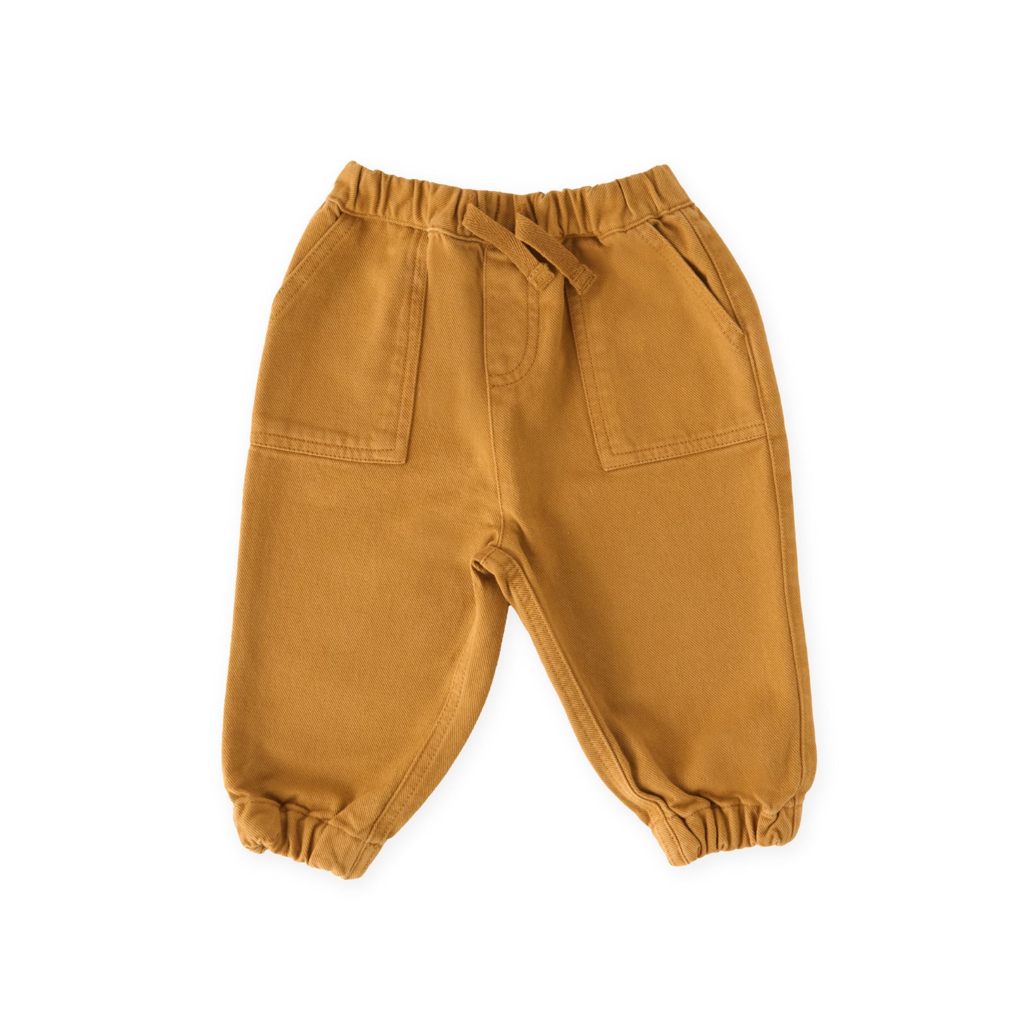 Pehr-Vintage Twill Utility Jogger-Caramel-1