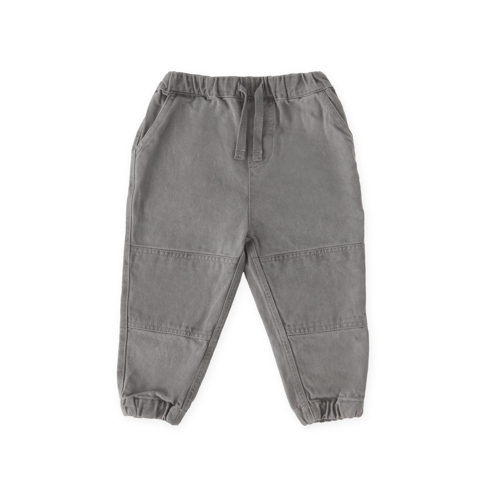 Pehr-Vintage Twill Toddler Utility Jogger-Charcoal-1