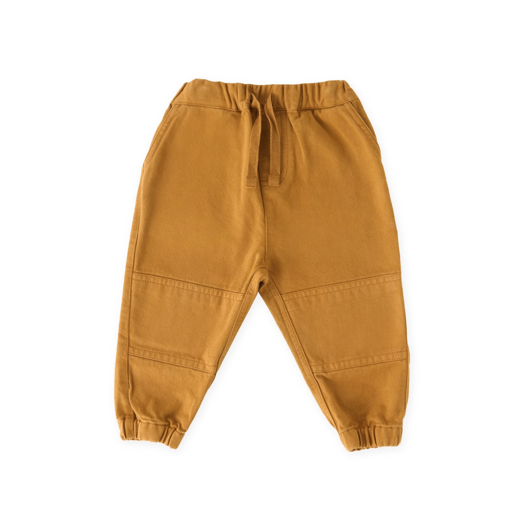Pehr-Vintage Twill Toddler Utility Jogger-Caramel-1