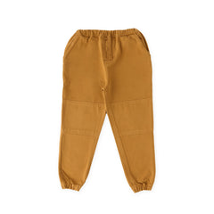 Pehr-Vintage Twill Kids Utility Jogger-Caramel-1