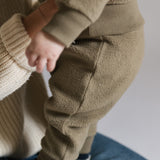 Pehr-Teddy Fleece Harem Pant-Moss-3