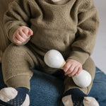 Pehr-Teddy Fleece Harem Pant-Moss-5