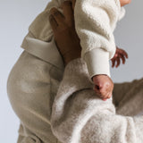 Pehr-Teddy Fleece Harem Pant-Stone-3