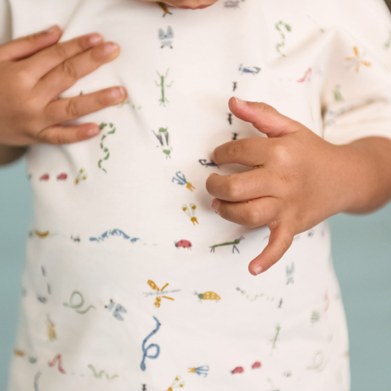 Pehr-Dropped Shoulder Tshirt-Crawling Critters-5