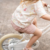 Dropped Shoulder Short Sleeve T-Shirt- Sea Bloom