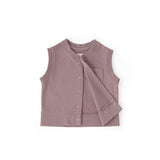 Pehr-French Terry Patch Pocket Vest-Plum-6