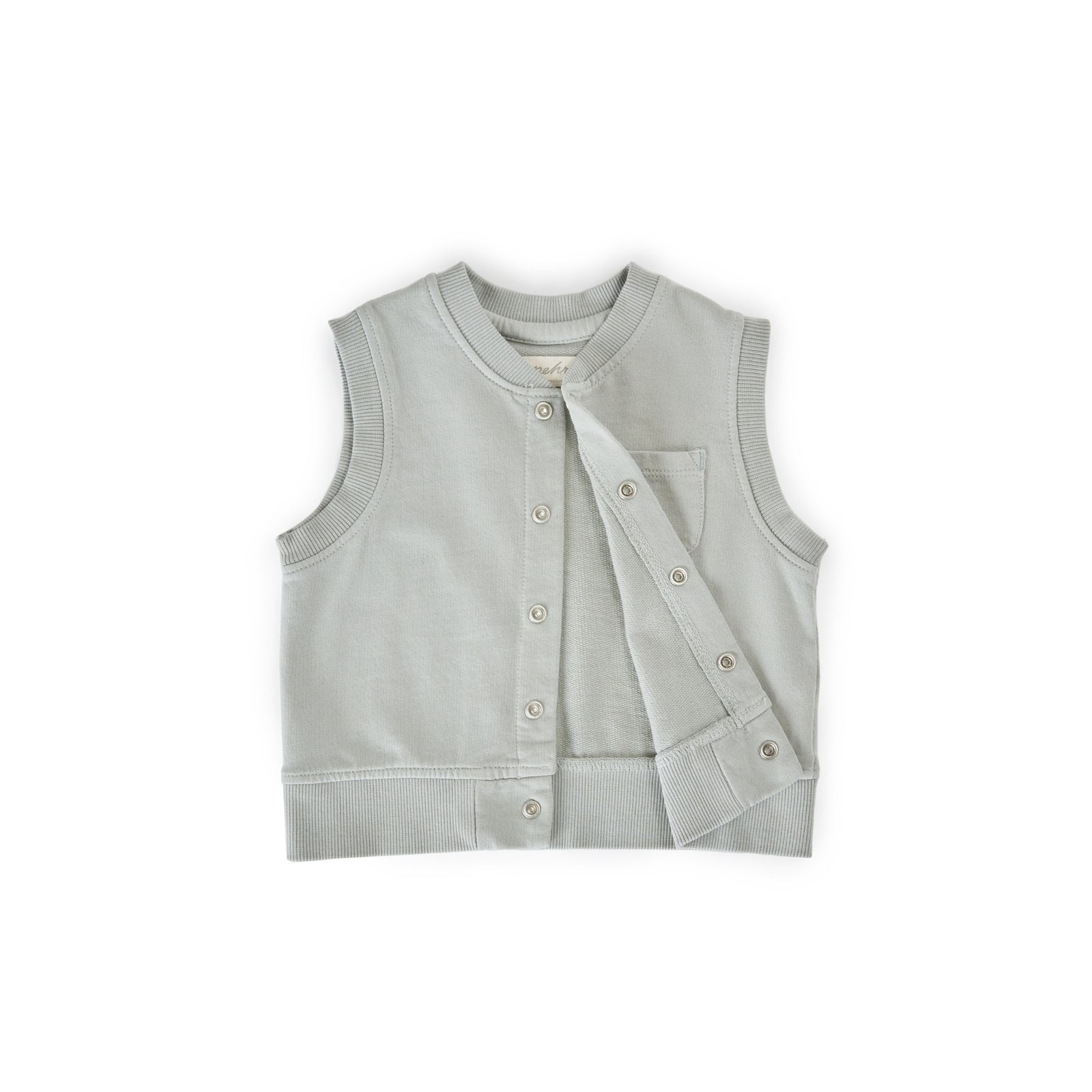 French Terry Patch Pocket Vest Top Pehr Canada   