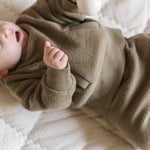 Pehr-Teddy Fleece Dropped Shoulder Sweatshirt-Moss-4