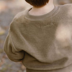 Pehr-Teddy Fleece Dropped Shoulder Sweatshirt-Moss-6