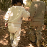 Pehr-Teddy Fleece Dropped Shoulder Sweatshirt-Moss-7