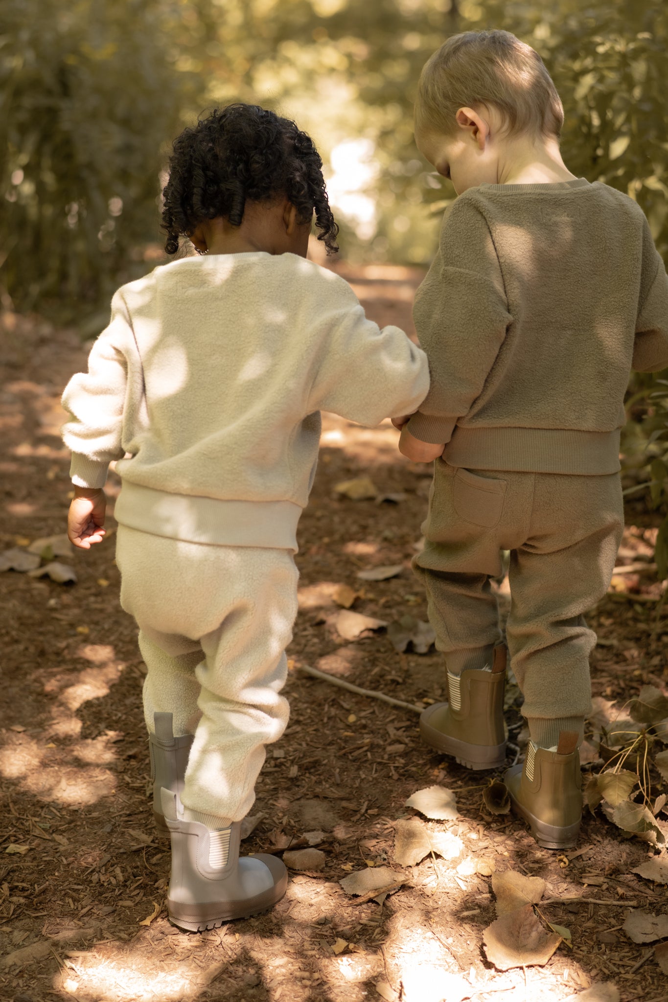 Pehr-Teddy Fleece Dropped Shoulder Sweatshirt-Moss-7