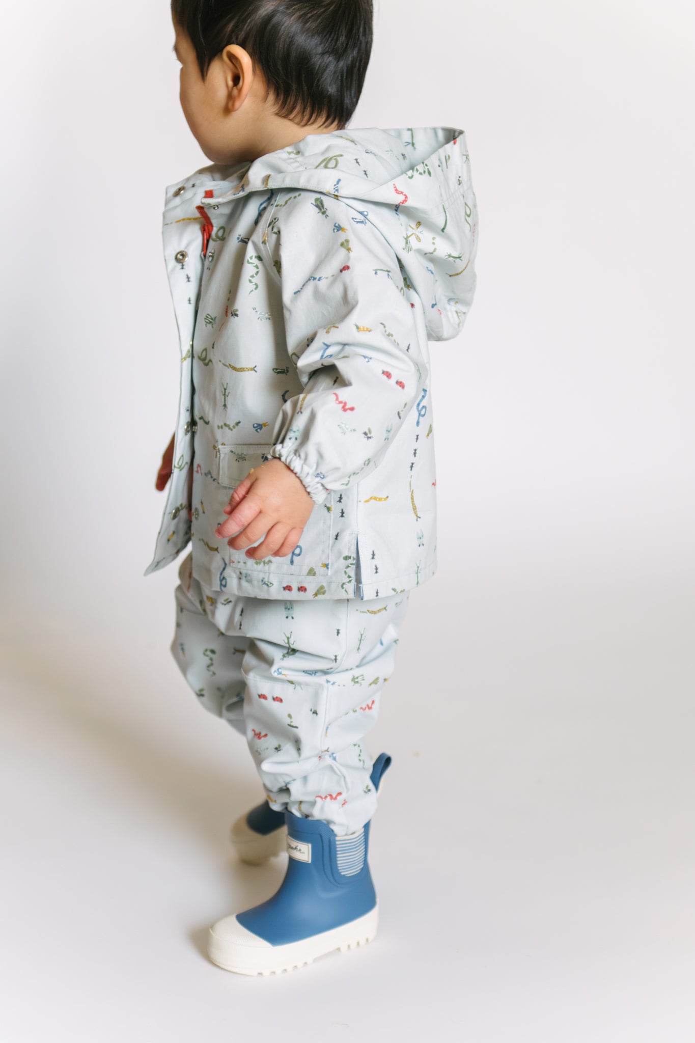 Park Jacket - Crawling Critters Blue