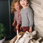 Pehr-Gingham Long Sleeve Top-Indigo-5