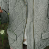 Pehr-Corduroy Quilted Jacket-Sage-2