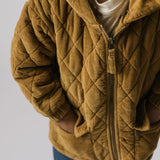 Pehr-Corduroy Quilted Jacket-Ochre-4