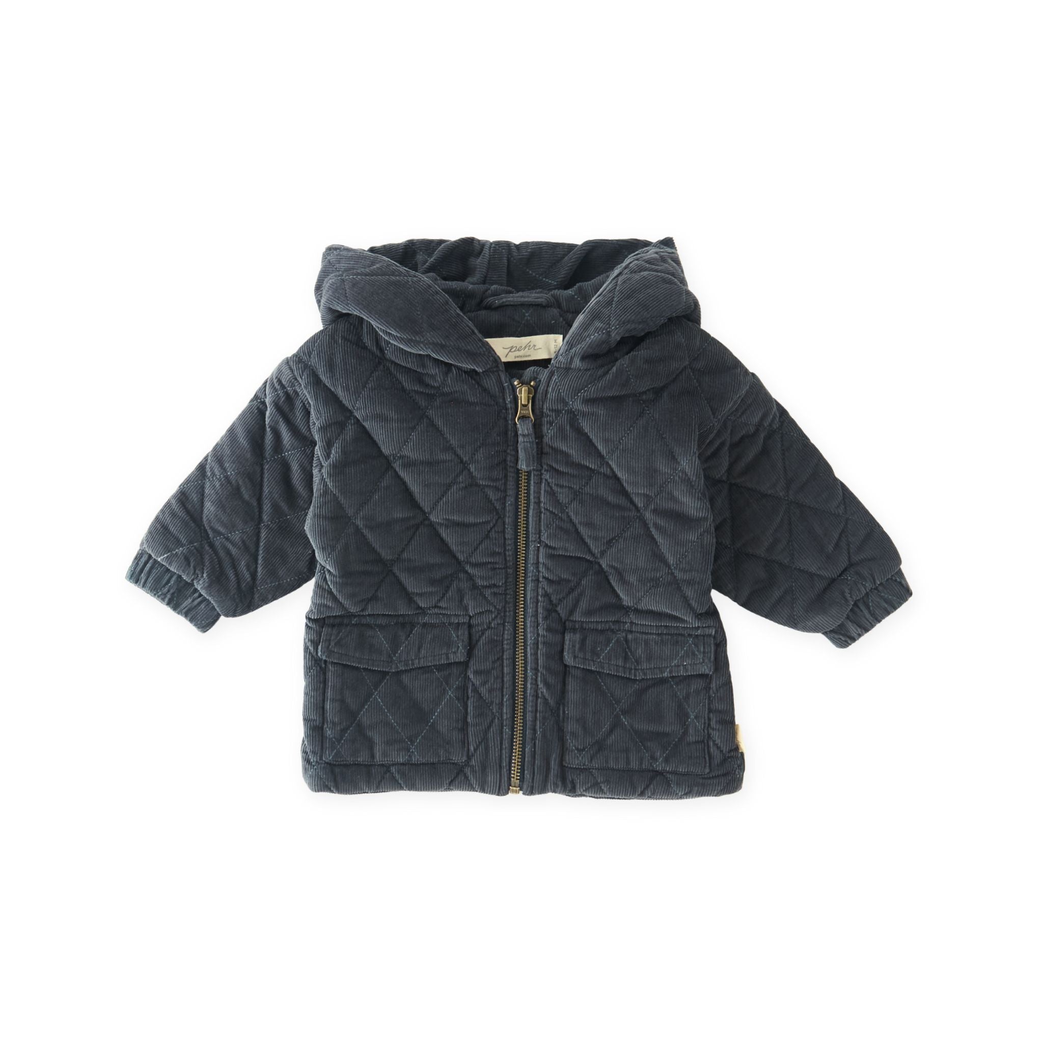 Pehr-Corduroy Quilted Jacket-Ink Blue-1