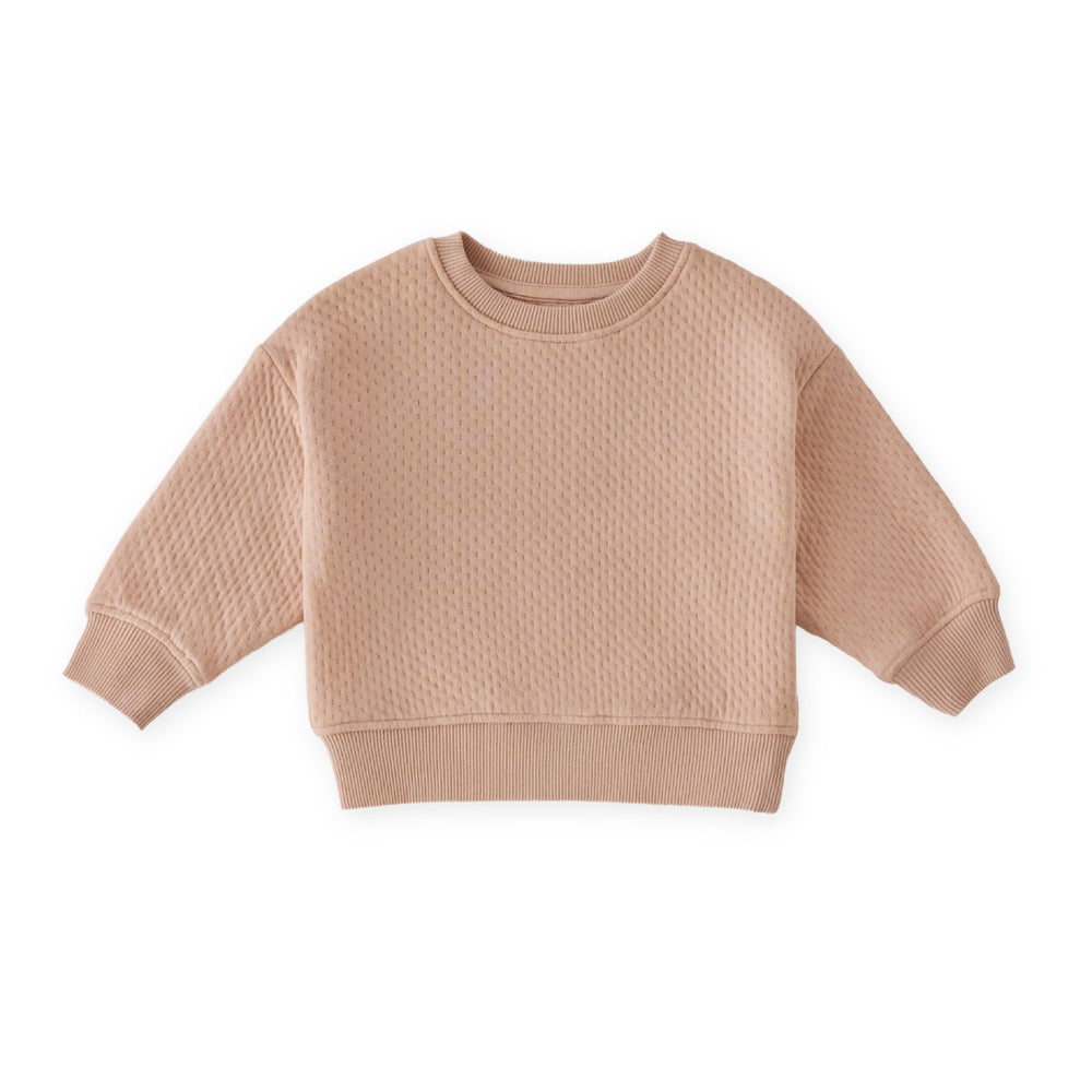 Cloud Sweatshirt Top Pehr Canada Blush 18 - 24 mos. 