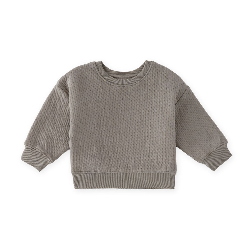 Cloud Sweatshirt Top Pehr Canada Charcoal 18 - 24 mos. 