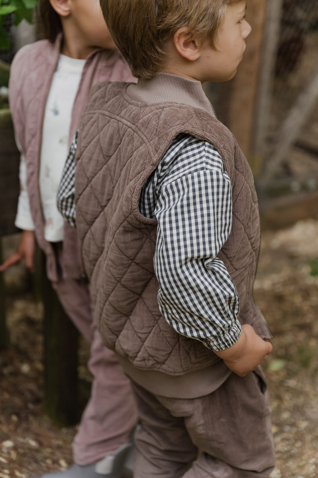 Corduroy Quilted Vest Vest Pehr Canada   