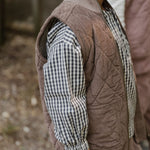 Pehr-Corduroy Quilted Vest-Portobello-3