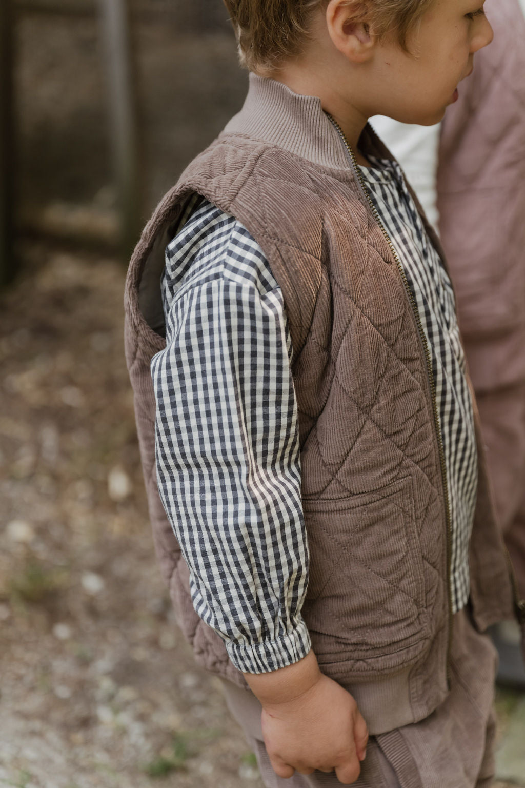 Pehr-Corduroy Quilted Vest-Portobello-3