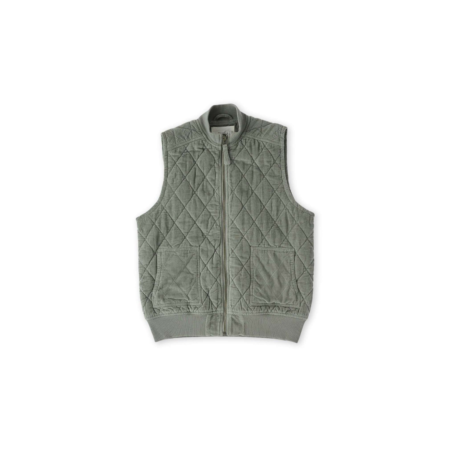 Corduroy Quilted Vest Vest Pehr Canada Sage 0 - 6 mos. 