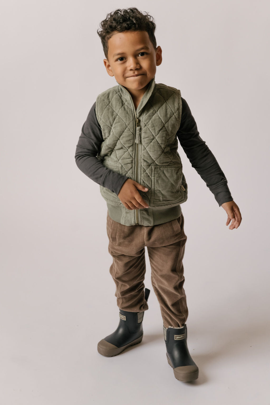 Corduroy Quilted Vest Vest Pehr Canada   