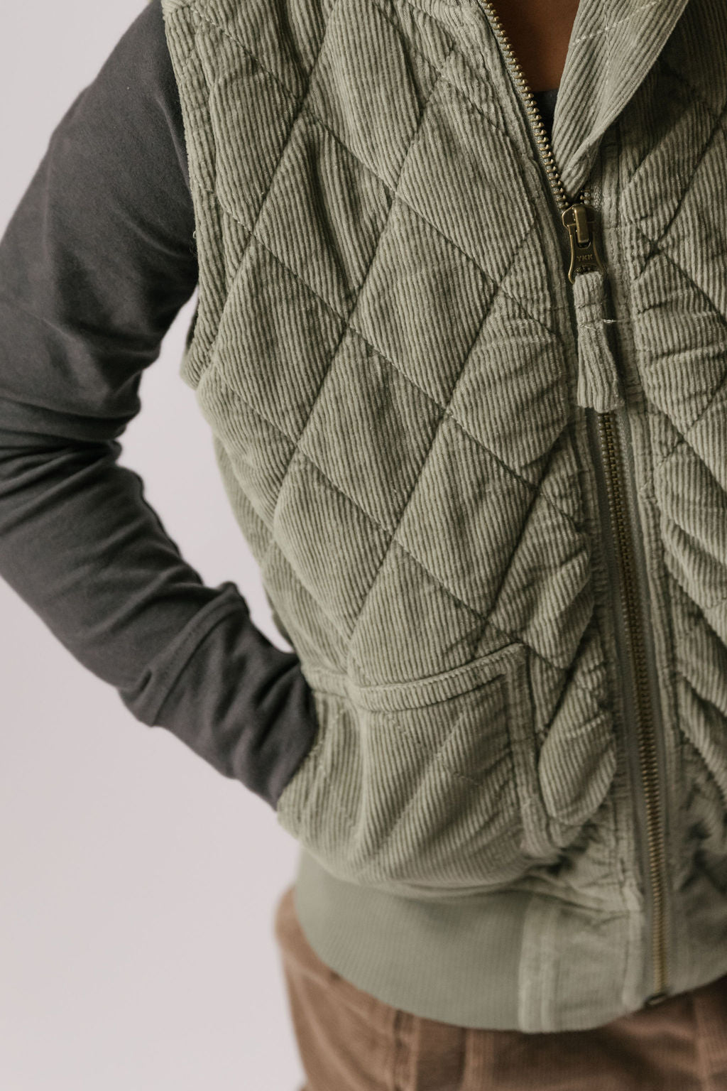 Corduroy Quilted Vest Vest Pehr Canada   